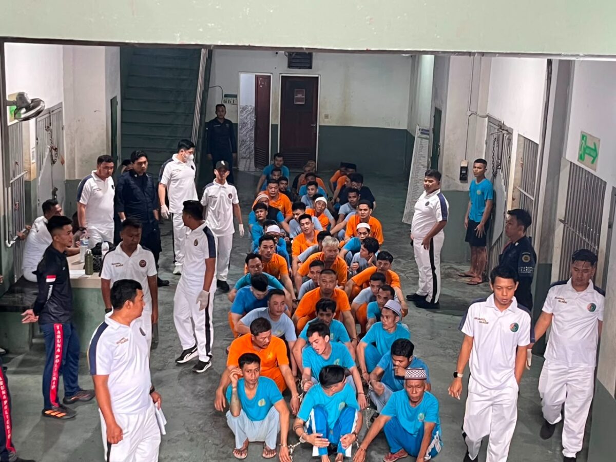 Rumah Tahanan Negara (Rutan) Kelas IIA Batam memindahkan 49 warga binaan ke Lembaga Pemasyarakatan (Lapas) Kelas IIA Batam pada Jumat (31/7/2026). Foto:Istimewa