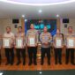 Kapolda Kepri Irjen Pol Asep bersama jajarannya. Foto:Humas Polda Kepri
