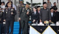 Upacara Hari Bhayangkara ke-80 di Lapangan Bhayangkara Polda Kepulauan Riau, Rabu (1/7/2026). Foto:Diskominfo