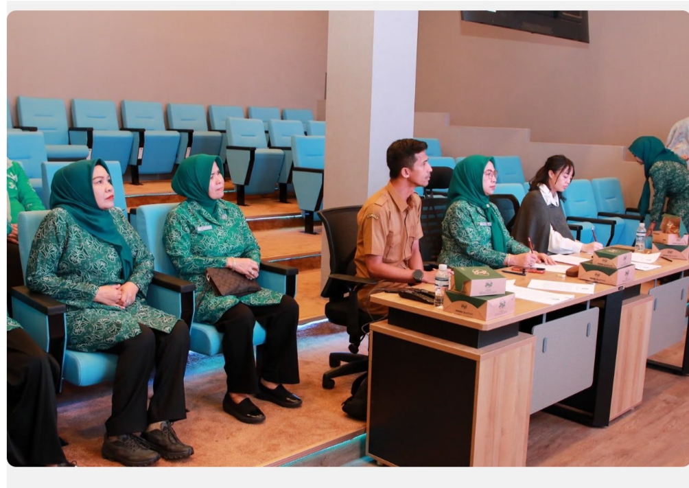 Beragam karya yang mengangkat program, inovasi, dan aktivitas PKK dipresentasikan dalam proses penjurian di Museum Raja Ali Haji, Senin (6/7/2026). Foto:Diskominfo Batam
