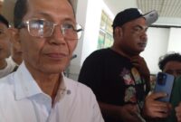 Wali Kota Batam Amsakar Achmad usai paripurna DPRD kota Batam, Rabu (8/7/2026). Foto:Rega/matapedia