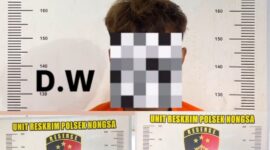 Terduga pelaku curanmor dan seorang penadah diamankan Polsek Nongsa. Foto:Istimewa