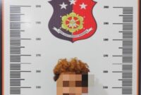 Terduga pelaku persetubuhan dengan anak dibawa umur diamankan Polsek Sagulung. Foto:Dok. Polsek