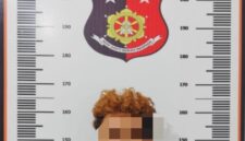Terduga pelaku persetubuhan dengan anak dibawa umur diamankan Polsek Sagulung. Foto:Dok. Polsek