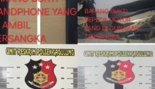 Terduga pelaku pencurian HP ditangkap Polsek Sagulung. Foto:Ist