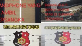 Terduga pelaku pencurian HP ditangkap Polsek Sagulung. Foto:Ist