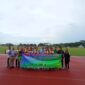 Pemain, pelatih, dan ofisial menggelar latihan sekaligus sesi foto bersama di Stadion Gelora Citramas, Kabil, Kecamatan Nongsa, Kota Batam, Rabu (22/7/2026). Foto:Rega/matapedia
