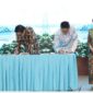 Penandatanganan PJBTL berlangsung di Auditorium Tanjung Kasam, Kantor PLN Batam dan dihadiri Wali Kota Batam Amsakar Achmad bersama Wakil Wali Kota Batam Li Claudia Chandra serta Direktur Utama PLN Batam bersama jajarannya,  Selasa (28/7/2026). Foto:Istimewa