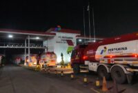 Truk mobil Pertamina Patra Niaga saat distribusi BBM ke SPBU. Foto: Istimewa