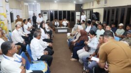 Wakil Kepala BP Batam Li Claudia saat menerima audensi warga Rempang di Pemko Batam, Selasa (21/7/2026). Foto: Istimewa