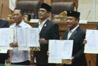 Wali Kota Batam Amsakar Achmad dan Ketua DPRD Batam, Sabtu (15/8/2026). Foto:Istimewa