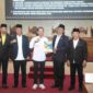 Wali Kota Batam Amsakar Achmad menyampaikan perubahan tersebut dalam rapat paripurna DPRD Kota Batam, Senin (24/8/2026). Foto:Istimewa