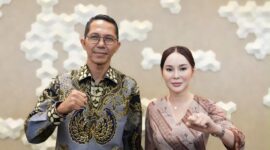 Kepala BP Batam Amsakar Achmad dan Wakil Kepala BP Batam Li Claudia Chandra. Foto:Ist