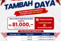 Banner Promo HUT RI ke 81 PLN Batam. Foto:Istimewa