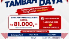 Banner Promo HUT RI ke 81 PLN Batam. Foto:Istimewa