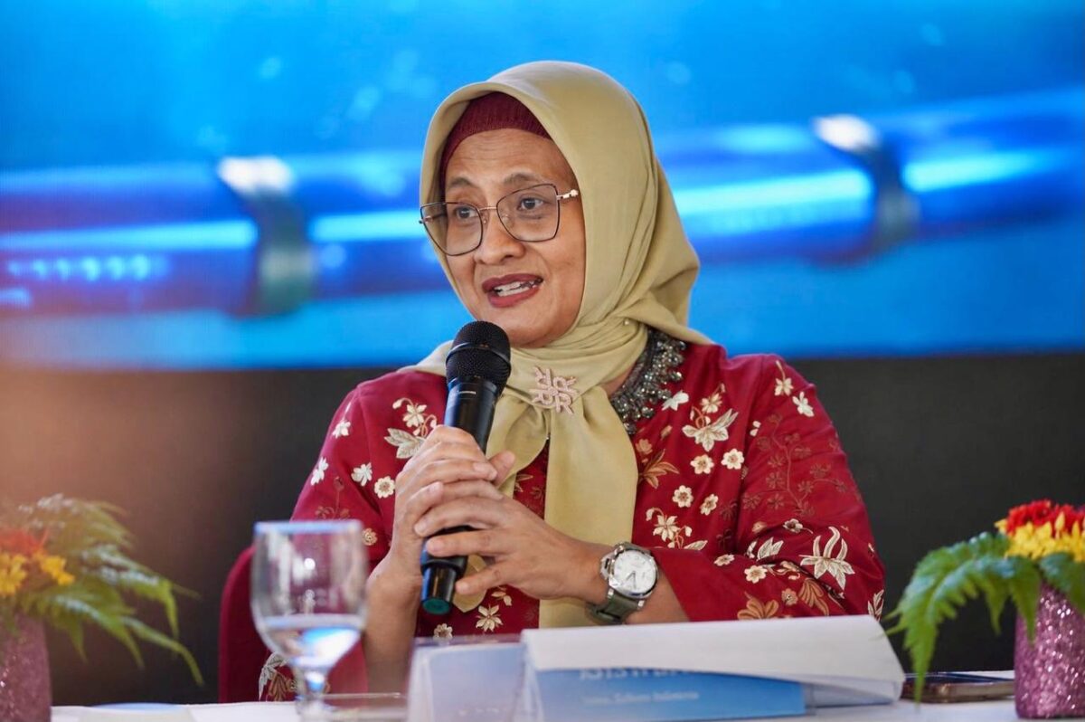 Direktur Utama Telkom, Dian Siswarini. Foto:Telkom