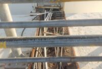 Kabel lampu di kawasan Jembatan I Barelang  diduga dicuri. Foto:Istimewa