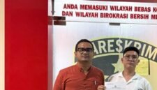Kuasa hukum Andi Morena saat menjalani pemeriksaan sebagai pelapor di Subdit Cyber Polda Kepri, Minggu (2/8/2026). Matapedia6.com/Istimewa