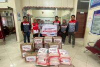 Pertamina salurkan bantuan untuk korban banjir di Padang. Foto:Istimewa