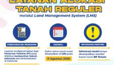 Layanan sistem alokasi tanah reguler. Foto:Flyr Humas BP Batam