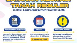 Layanan sistem alokasi tanah reguler. Foto:Flyr Humas BP Batam