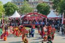 Deretan kendaraan operasional dan tampilan dari BP Batam mencuri perhatian dalam Pawai Pembangunan di Kota Batam, Minggu (9/8/2026).  Foto:Istimewa