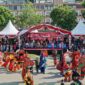 Deretan kendaraan operasional dan tampilan dari BP Batam mencuri perhatian dalam Pawai Pembangunan di Kota Batam, Minggu (9/8/2026).  Foto:Istimewa