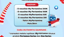 Flyer promo Pertamina HUT ke 81 RI. Foto:Ist
