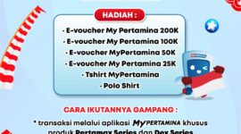Flyer promo Pertamina HUT ke 81 RI. Foto:Ist