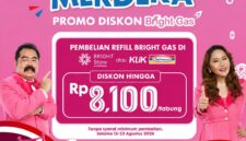Flyer promo Bright Pertamina Patra Niaga Agustus 2026. Foto:Ist