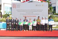 HUT ke 81 RI PLN Batam bayar BPJS Ketenagakerjaan untuk warga, Senin (17/8/2026). Foto:Istimewa