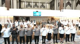 Penguatan sinergi itu ditandai dengan penandatanganan Nota Kesepahaman (MoU) antara BP Batam dan Polri di Balairung Sari BP Batam, Jumat (21/8/2026). Foto:Humas BP Batam
