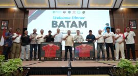 Badan Pengusahaan (BP) Batam resmi membuka gelaran Batam Prime International Football Series 2026 lewat jamuan Welcome Dinner di Balairungsari BP Batam, Jumat (21/8/2026) malam. Foto:Ist