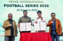 Badan Pengusahaan Batam (BP Batam) resmi menutup gelaran Batam Prime International Football Series 2026 lewat Gala Dinner meriah di Ballroom Pacific Hotel, Minggu (23/8/2026) malam. Foto:Istimewa