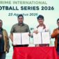 Badan Pengusahaan Batam (BP Batam) resmi menutup gelaran Batam Prime International Football Series 2026 lewat Gala Dinner meriah di Ballroom Pacific Hotel, Minggu (23/8/2026) malam. Foto:Istimewa