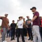 Wakil Kepala BP Batam sekaligus Wakil Wali Kota Batam Li Claudia Chandra saat tinjau drainase di beberapa titik wilayah Batam beberapa hari lalu. Foto:Istimewa