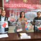 Dirreskrimum Polda Kepri Kombes Pol Ronni Bonic bersama Kabid Humas Polda Kepri Dr Nona dalam jumpa pers calon pekerja migran Indonesia, Kamis (27/8/2026). Foto:Ist