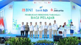 Hari Indonesia Menabung (HIM) dan Bulan Literasi Keuangan (BLK) 2026 di Sekolah Rakyat Menengah Atas (SRMA) 13 Bekasi, Jumat (28/8/2026). Foto:OJK Kepri