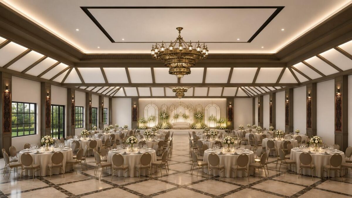 Tiarma Convention Center—fasilitas Meeting, Incentive, Convention, & Exhibition (MICE) terbesar di Kota Batam yang siap beroperasi penuh mulai awal September 2026. Foto:Istimewa