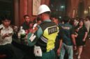 Lanud Hang Nadim bersama instansi terkait razia di tempat hiburan malam di Batam, Sabtu (29/8/2026). Foto:Istimewa