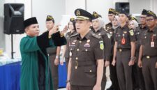 Kepala Seksi Tindak Pidana Umum (Kasipidum) Kejaksaan Negeri Batam Priyuda Adhytia Mukhtar saat pelantikan di Kejari Batam, Senin (31/8/2026). Foto:Istimewa