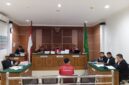 Terdakwa Wilson saat menjalani persidangan agenda pemeriksaan terdakwa pada Selasa (18/8/2027). Foto:Rega/matapedia