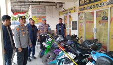 Kapolsek Sagulung Iptu Husnul Afkar didampingi Kanit Reskrim Polsek Sagulung Iptu Anwar Aris dalam jumpa pers, Kamis (20/8/2026). Foto:Rega/matapedia