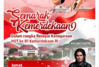 Flyer semarak HUT ke 81 RI. Foto:Diskominfo Batam