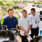 Sekretaris Daerah Batam Firmansyah dan Kadis Kominfo Batam Rudi dalam peluncuran nasional Garuda Spark Innovation Hub (GSIH) di Nongsa Digital Park (NDP), Rabu (26/8/2026). Foto:Diskominfo