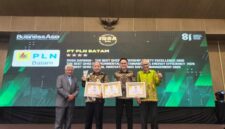 Tiga unit kerja PLN Batam meraih penghargaan. Foto:Istimewa