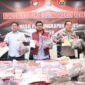 Barang bukti narkotika saat dilihatkan untuk dimusnahkan dalam jumpa pers di Polda Kepri, Kamis (3/9/2026). Foto: Humas Polda