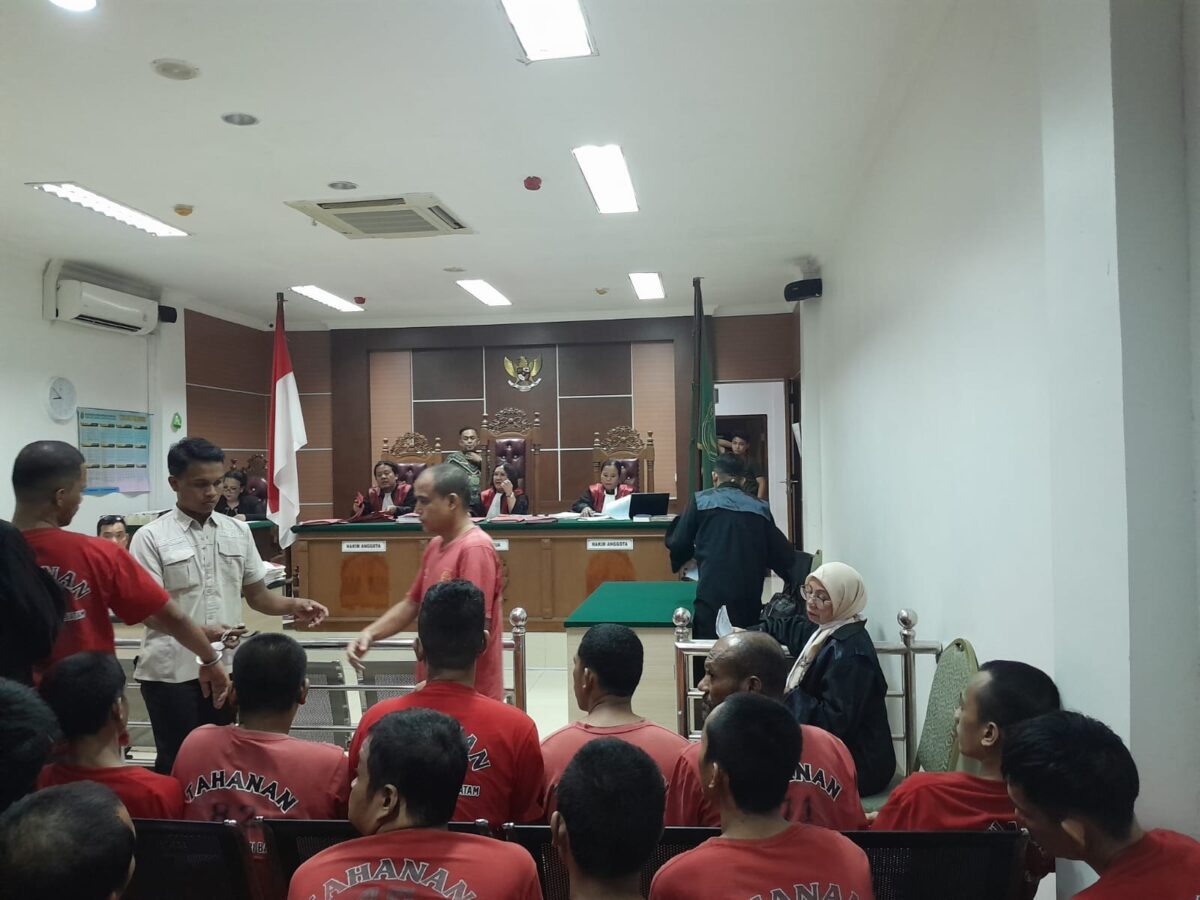 Sidang tuntutan kasus dugaan penghinaan terhadap etnis di PN Batam pada Kamis (3/9/2026). Foto:Ist
