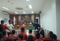 Sidang tuntutan kasus dugaan penghinaan terhadap etnis di PN Batam pada Kamis (3/9/2026). Foto:Ist