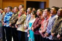 Amsakar saat menghadiri Singapore National Day Reception bersama Wakil Wali Kota Batam Li Claudia Chandra di Grand Ballroom Hotel Radisson, Sukajadi, Batam Kota, Kamis (3/9/2026) malam. Foto:Diskominfo Batam